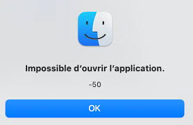 Problème ouverture application